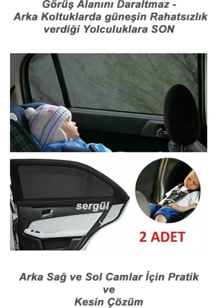 Smart Roadster (2003-2005) Uyumlu 2 Adet Oto Yan Cam Güneşliği, Arka Cam Güneşliği/perde fiyatları