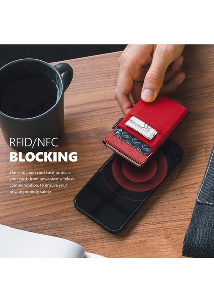 Edc Bölmeli ve Kimlik Pencereli Kredi Kartı Cüzdanı, Ince Metal Gövde, Pop-Up Kart Mekanizması fiyatları