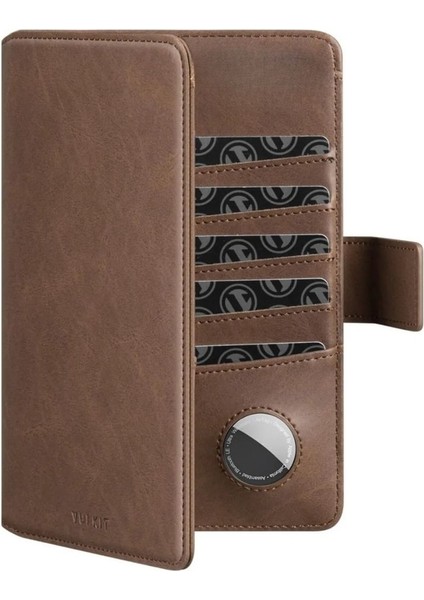 Airtag Uyumlu Rfıd Engelleyici Pasaport Tutucu, Deri Pasaport Cüzdanı