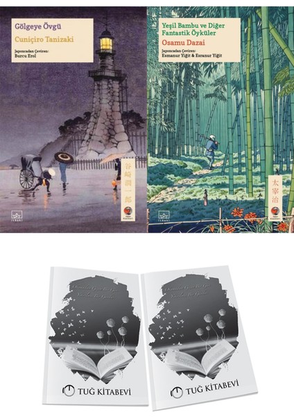 Gölgeye Övgü ve Yeşil Bambu ve Diğer Fantastik Öyküler 2li Set + Hediyeli