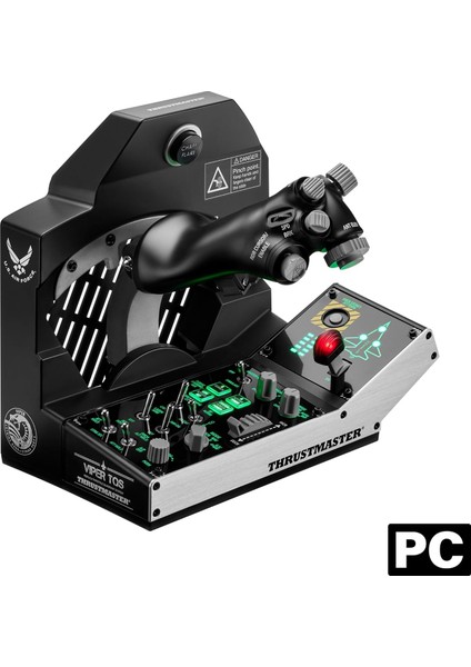 Viper Tqs Mission Pack 64 Tuşlu Metal Gaz Kolu ve Panel Seti, Dcs Uyumlu, Pc