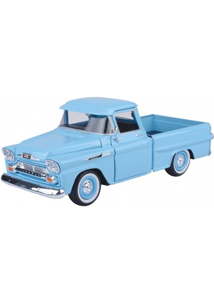 1958 Model Klasik Chevy Apache Fleetline Pickup 1:24 Ölçekli