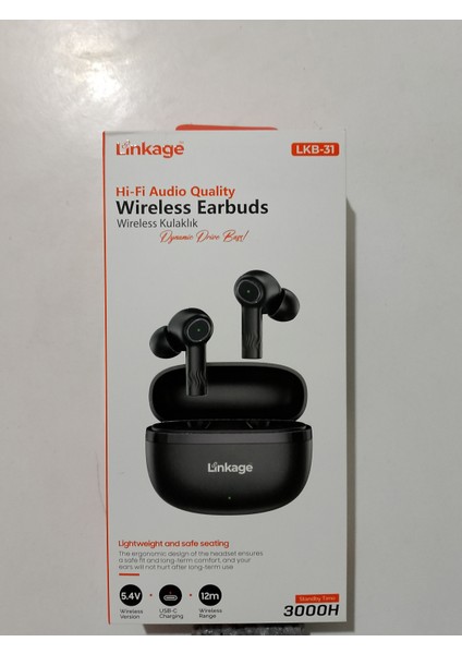 LKB31 Bluetooth Wireless Kulaklık 3000 Saat modelleri