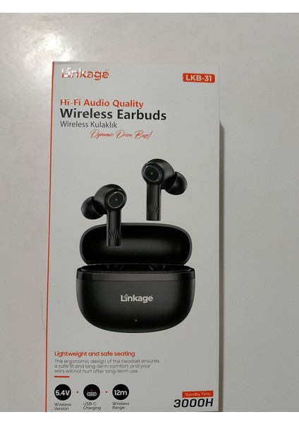 LKB31 Bluetooth Wireless Kulaklık 3000 Saat