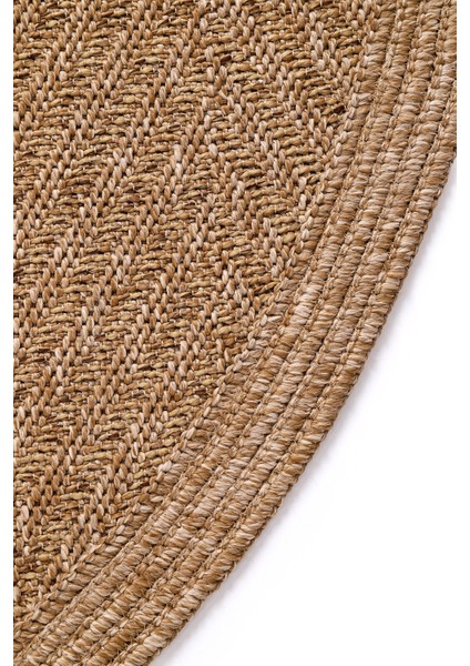 Jüt Tabanlı Hasır Dokuma Örme Bohem Halı Kilim