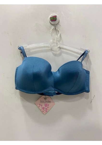 Kadın Destekli Balenli Lotus Sütyen – Petrol Yeşili