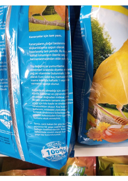Ballı Ve Meyveli Kanarya Yemi 500 gr İKİLİ PAKET modelleri