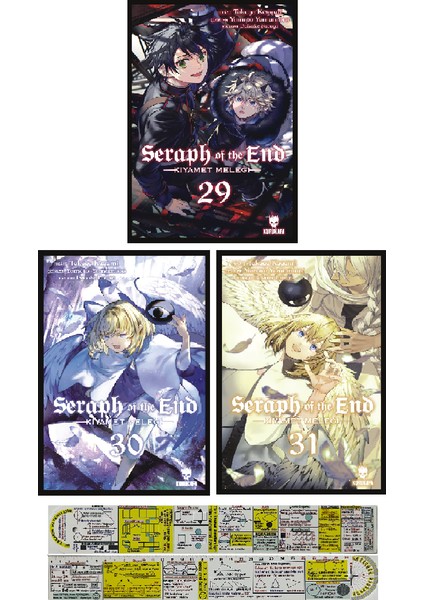 Seraph Of The End 29-30-31. Ciltler Manga Seti + Mat. Öğreten Cetvel