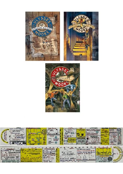 Ulysses Moore 1-2-3. Kitaplar Set + Mat. Öğreten Cetvel