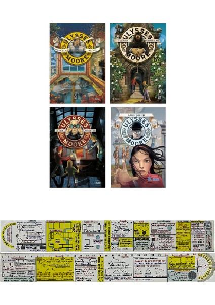 Ulysses Moore 4-5-6-7. Kitaplar Set + Mat. Öğreten Cetvel