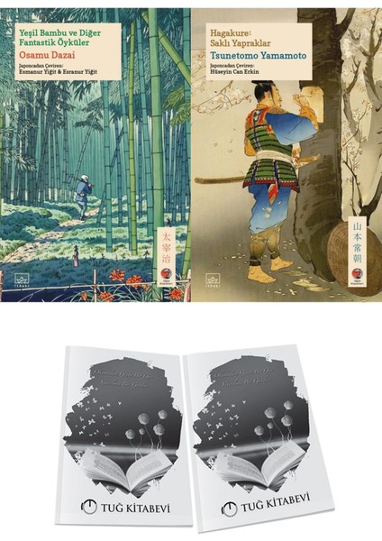 Yeşil Bambu ve Diğer Fantastik Öyküler ve Hagakure: Saklı Yapraklar 2li Set + Hediyeli