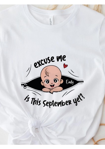 Bebek Yolda Tişörtü – Kişiselleştirilmiş Hamilelik Duyurusu ve Maternity Tişört (Bilgilerinizi Iletiniz) fiyatları