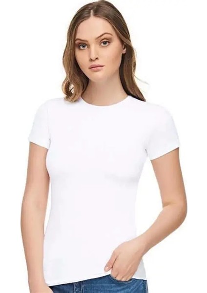 Kadın Elastan Yarım Kol Badi 2'li Paket