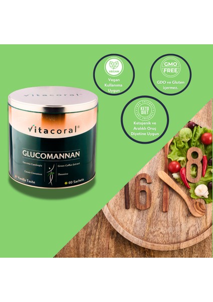 Glucomannan 60 Saşe fırsatları