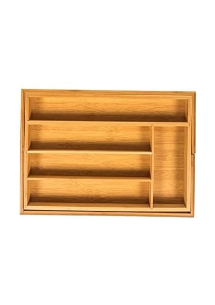 7 Bölmeli Bambu Kaşıklık Antibakteriel Çekmece Içi Düzenleyici Organizer fiyatları