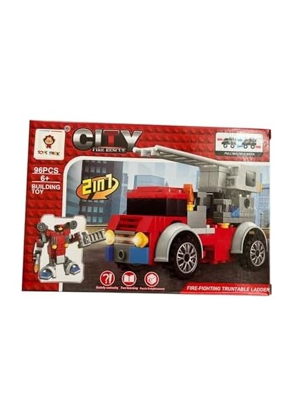 Yapım Oyuncakları ve Robot Set 96 Parça modelleri