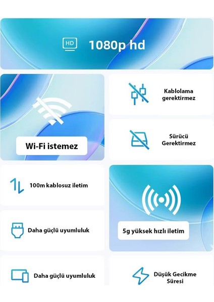 GA30 HDMI Transmitter And Receiver Verici ve Alıcı Wireless Kablosuz Gönderici 1080P 60Hz fiyatları