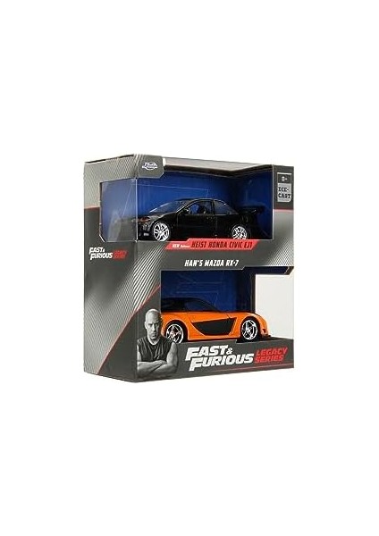 Hızlı ve Öfkeli Serisinin Lisanslı 1:32 Ölçekli Twin Araç Seti, 13 cm Boyutunda fiyatları