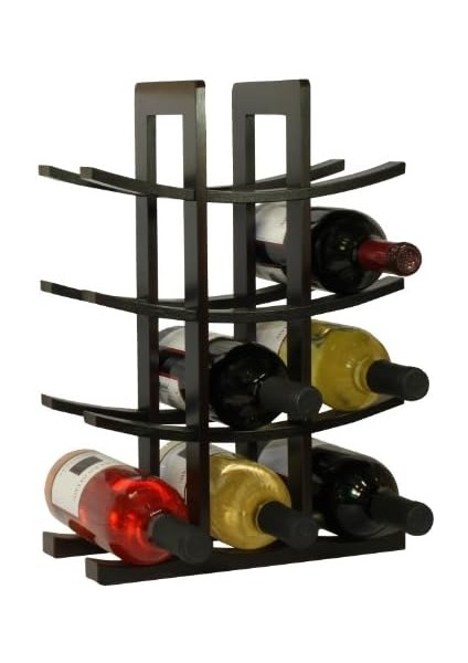 Startec WR1132 Fächer Dark Espresso Bambus Weinregal fiyatları