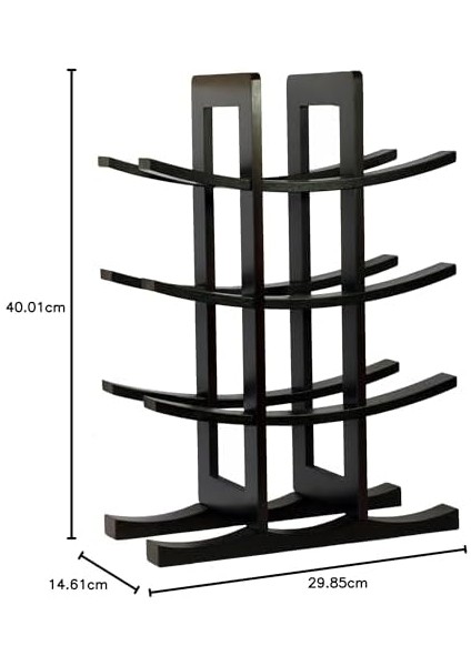 Startec WR1132 Fächer Dark Espresso Bambus Weinregal modelleri