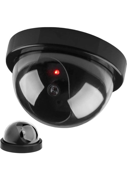 Robotix RB-SK04 Caydırıcı Dome Kamera + Dikkat Kameralar Kayıtta Etiketi - Sahte Kamera