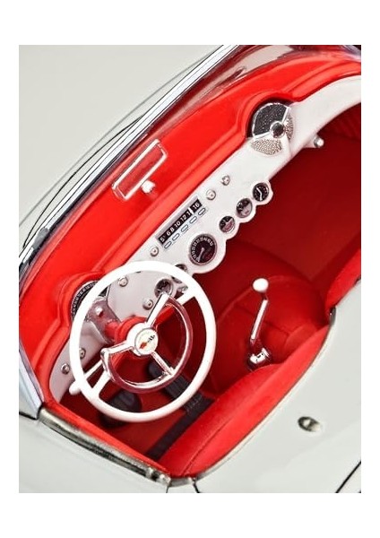 Model Set 67718 '53 Chevrolet® Corvette® Roadster 1:24 Ölçekli Yapısız/boyasız Plastik Model Kiti Contacta Profesyonel Tutkal, Boya Fırçası ve Seçilmiş Aqua Renkli Boyalar fiyatları