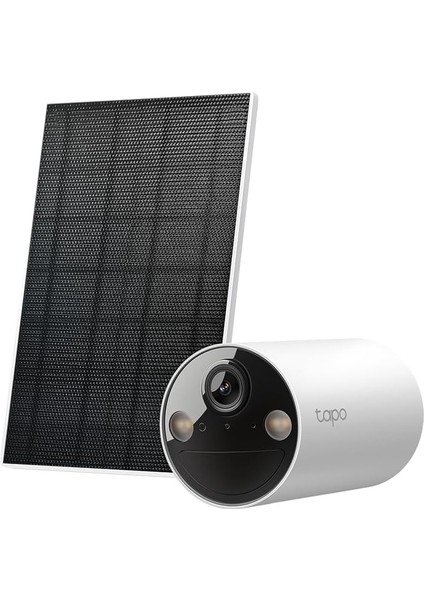 Tapo C410 Kıt, 2k 3mp, Renkli Gece Görüşü, Şarj Edilebilir, IP65 Sertifikalı, Yerel/bulut Depolama, 110° Açılı, Güneş Paneli Dahil, Kablosuz Bataryalı Güvenlik Kamerası Kiti