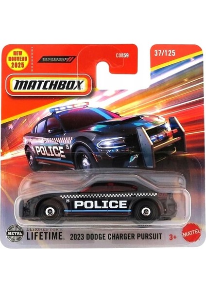 Mtchbox 1:64 Tekli Arabalar 2023 Dodge Charger Pursuıt JBR18