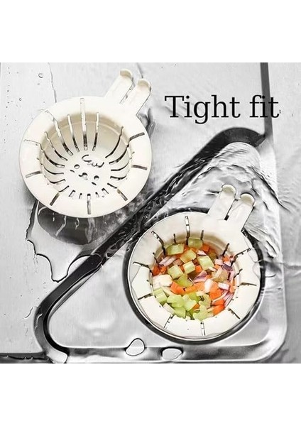 Paket, Mutfak Evyesi Tahliye Süzgeci, Paket Başına 6 Adet Mutfak Lavabo Tahliye Süzgeci, Kolay Temizlenen Lavabo Tahliye Filtre Sepeti Tuzakları Yiyecek Tuzakları ve Tıkanıklıkları Önler Lavabo modelleri