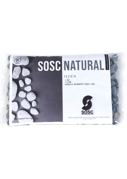 Kırçılı Çakıl Taşı Dolomit Taşı Bahçe Süsü Akvaryum Taşı Dere Çakıl Taşı 1-2 Cm1 kg fırsatları