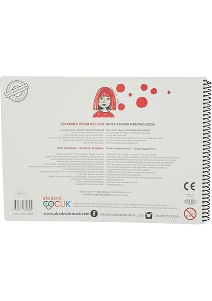 Mat Tükenmez Resim Defteri 3 25X35CM & 6'lı Keçeli Kalem modelleri