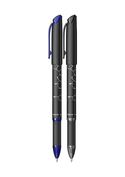 Offıce Dna 0.5 mm Jel Kalem Mavi & Siyah 2'li Blister, 0.5 mm modelleri