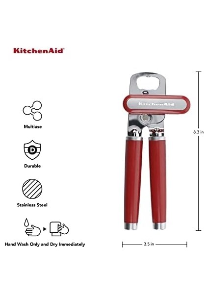 Klasik Çok Işlevli Konserve Açacağı, 21 Cm, Empire Red fiyatları