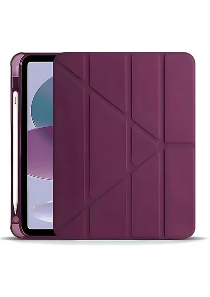 Apple Ipad 7. 8. 9. Nesil 10.2" Kılıf Katlanır Kalemlikli Standlı Uyku Modlu Akıllı Kapak