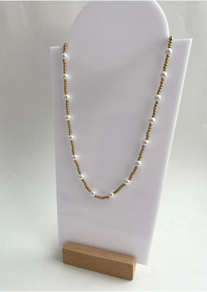 Xuping Incili Boncuk Taşlı Gold Kolye modelleri