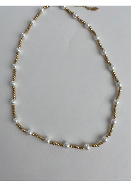 Xuping Incili Boncuk Taşlı Gold Kolye fırsatları