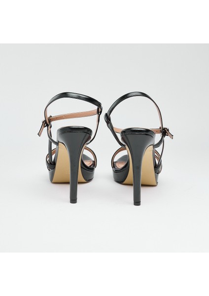 Bilekten Bantlı Platformlu Kadın Topuklu Ayakkabı fırsatları