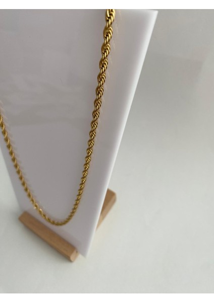 Burgo Model Gold Çelik Kolye 60 cm fiyatları