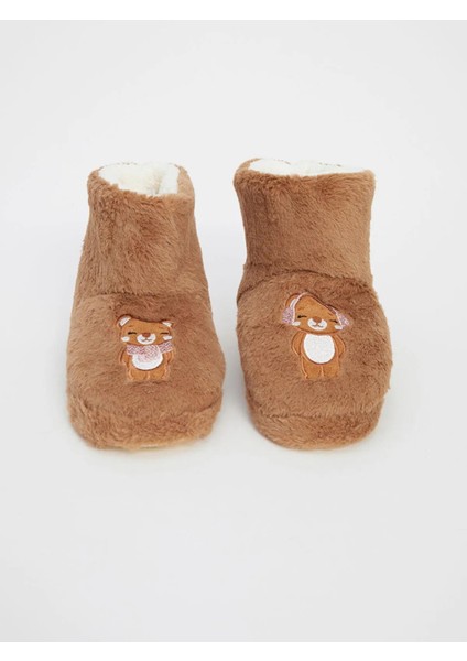 Lcw Steps Nakışlı Pelüş Kız Çocuk Ev Botu Panduf (W5) fiyatları