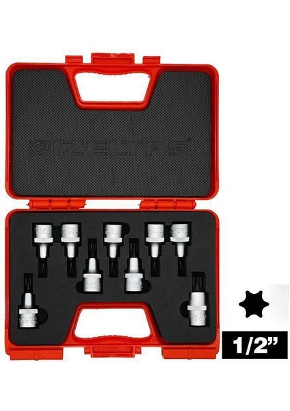 Izeltaş Lokmalı Torx Uç Takımı 1/2'' 9 Parça - 1113 00 6009 fiyatları