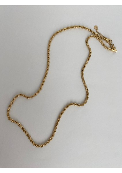 Burgo Model Gold Çelik Kolye 60 cm