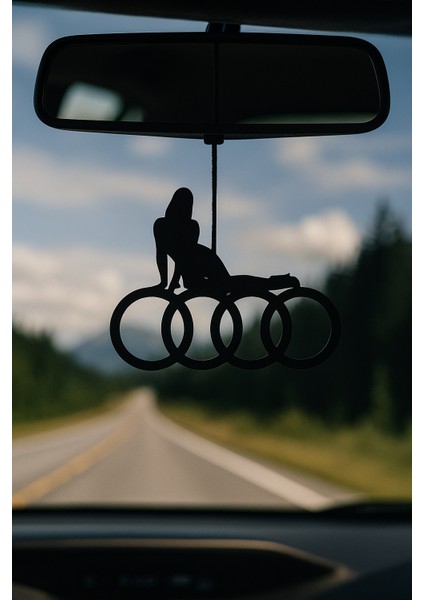 Lazer Kesim “🚗👩🦰” Aü @ di Log @ osunun Üstünde Yatan Kadın Araba Dikiz Aynası Süsü – fırsatları