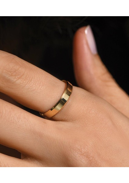 Alyans - Kırık Kenar Parlak Düz Kesim Alyans fiyatları