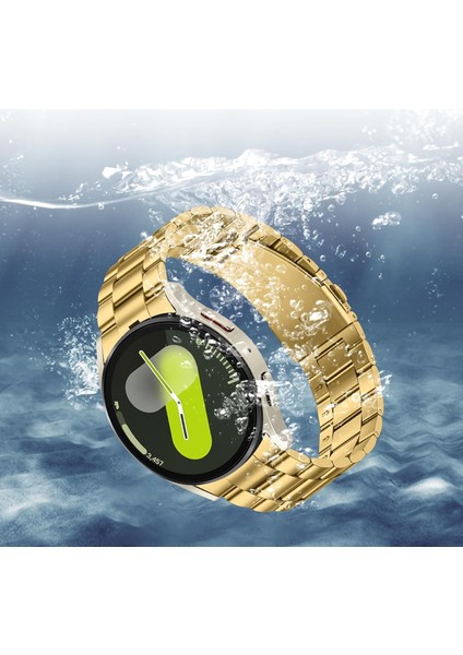 Galaxy Watch 7 / 6 / 5 / 4 Fe 40MM 44MM – Watch 6 Classic 43MM 47MM – Watch 5 Pro 45MM Uyumlu Paslanmaz Çelik Metal Kordon (20MM) modelleri