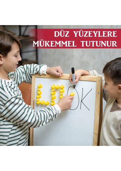 Renkli Vakumlu 10 Parça Slikonlu Vantuzlu Yapışkanlı Molekül’ Duyusal Algısal Motor Dikkat Gelişim