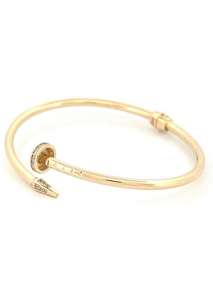 14 Ayar Taşlı Çivi Bilezik fırsatları