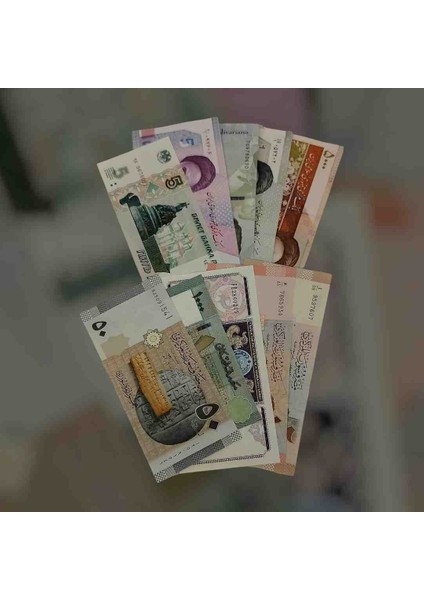 10 Adet Yabancı Ülke Kağıt Paraları