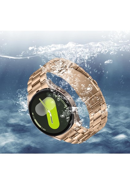 Galaxy Watch 7 / 6 / 5 / 4 Fe 40MM 44MM – Watch 6 Classic 43MM 47MM – Watch 5 Pro 45MM Uyumlu Paslanmaz Çelik Metal Kordon (20MM) modelleri