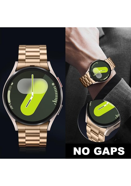 Galaxy Watch 7 / 6 / 5 / 4 Fe 40MM 44MM – Watch 6 Classic 43MM 47MM – Watch 5 Pro 45MM Uyumlu Paslanmaz Çelik Metal Kordon (20MM) fırsatları