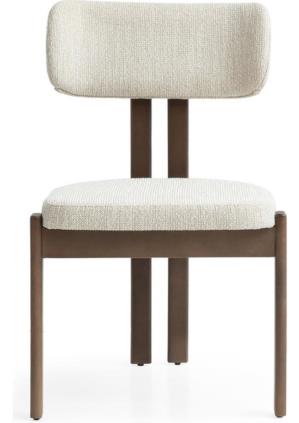 Voyage Ahşap Boyalı Yemek Sandalyesi 2 Li Set